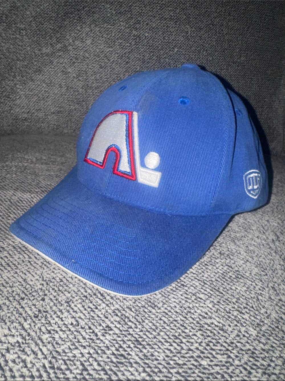QUEBEC NORDIQUES VINTAGE ADJUSTABLE HAT - BLUE